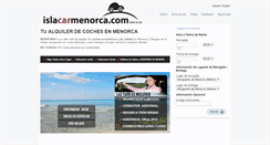 Desktop Screenshot of islacarmenorca.com